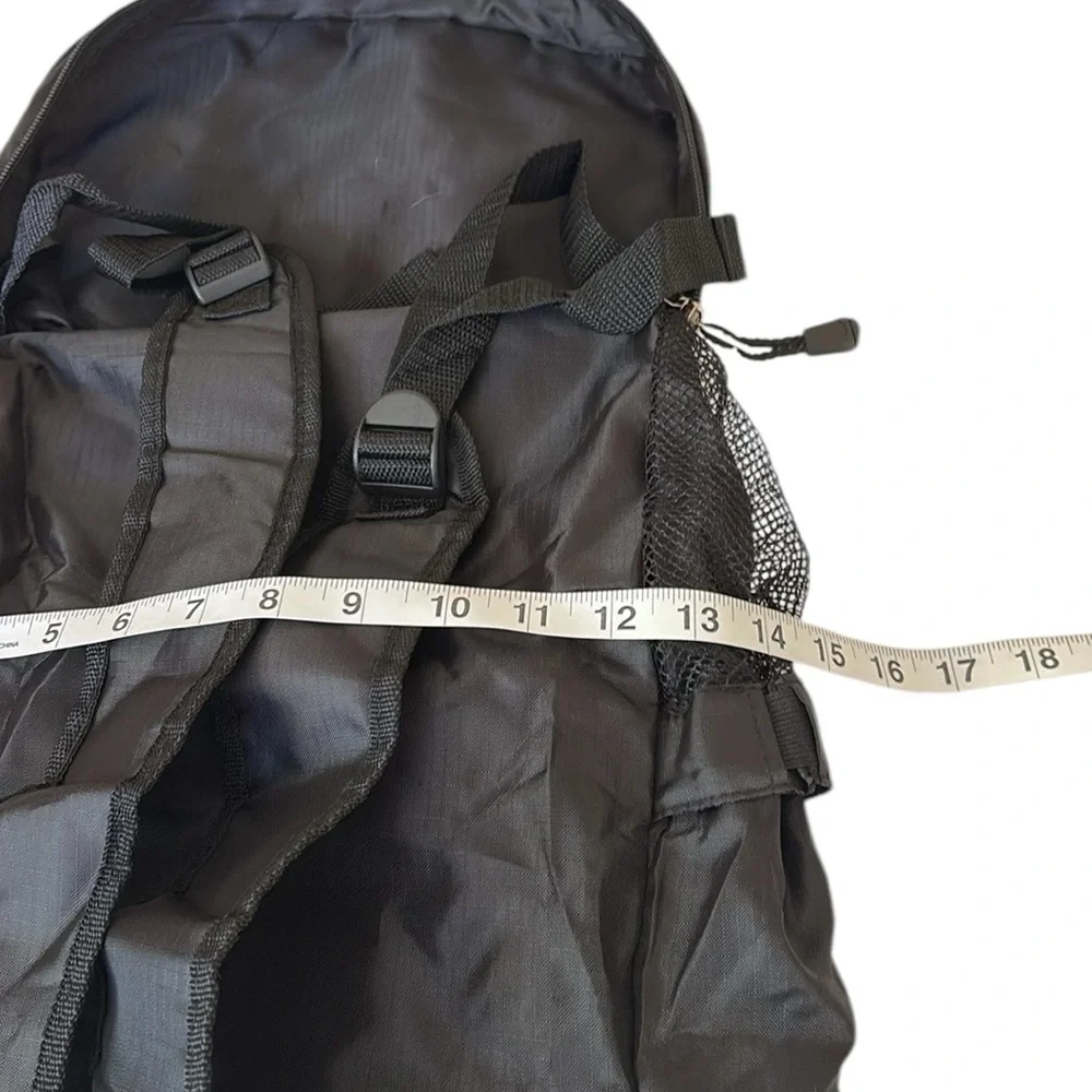 USS Midway backpack in a pouch, collectors item, black,many compartments, unisex